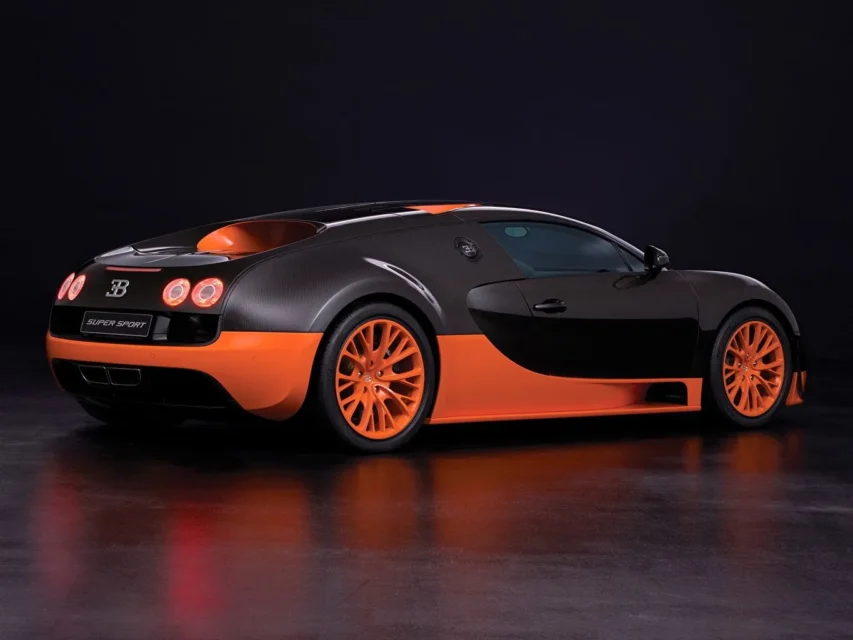 Bugatti-veyron-super-sport-laranjado-com-preto