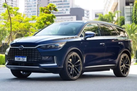 BYD Tan SUV elétrico de 7 lugares luxuoso