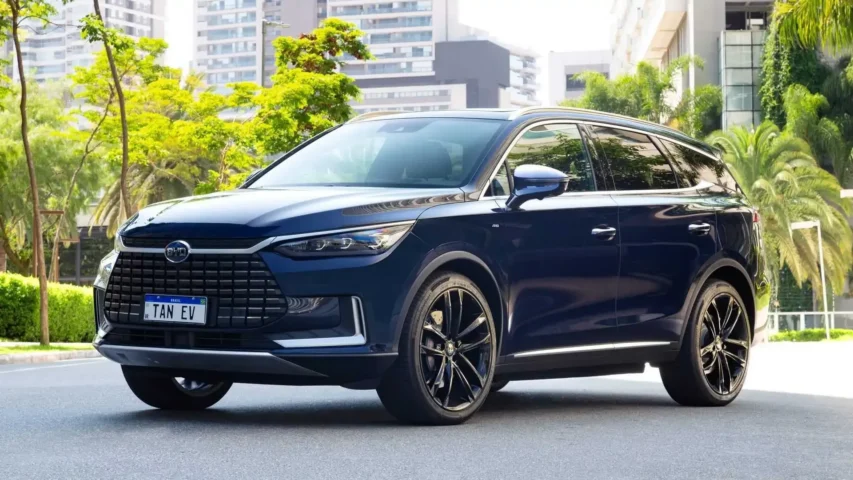 BYD Tan SUV elétrico de 7 lugares luxuoso