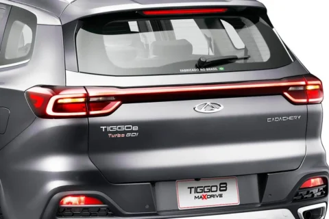 nova traseira com farois interligados do tiggo 8 txs max drive